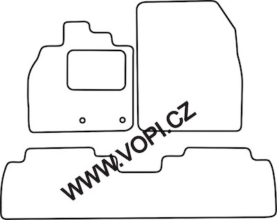 Autokoberce Renault Senic 06/2009 -  Autofit (3870)